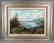 111: Berta von Grab 1921 "Lake Vista" Oil Painting - 2