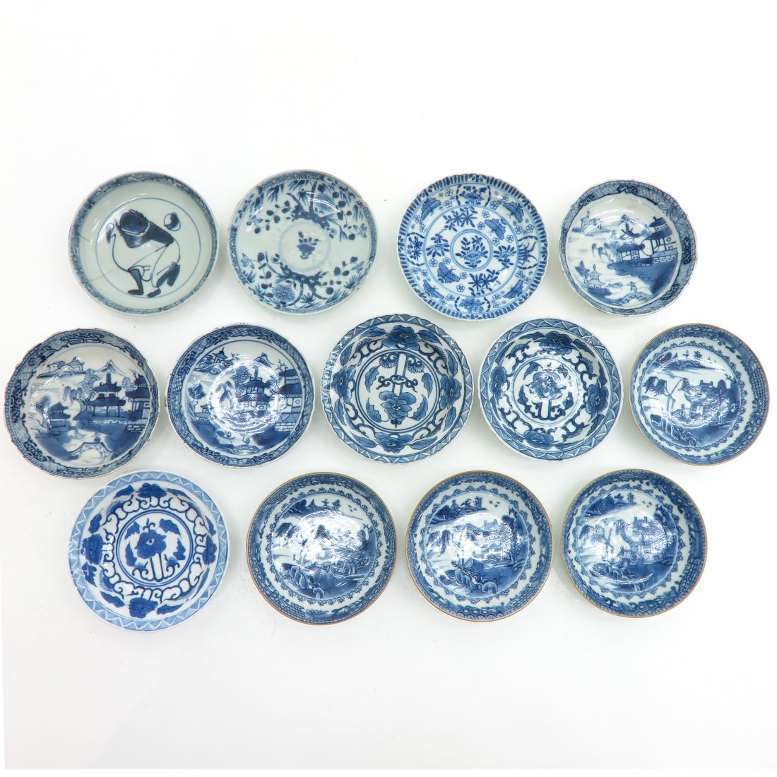 Lot of 13 China Porcelain Small Plates (1 of 2)