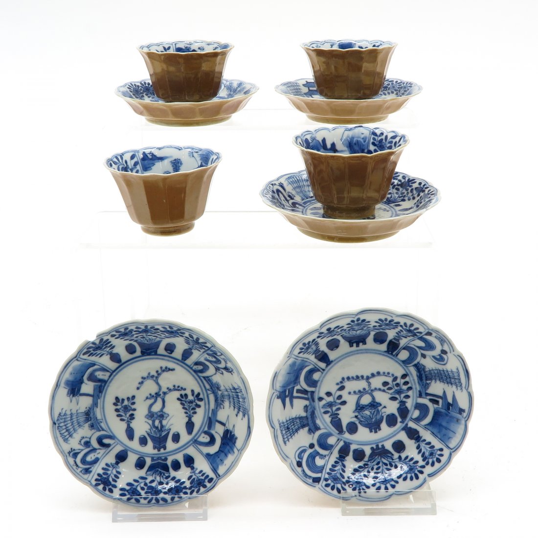 Lot of 4 Cups and 5 Saucers (1 of 6)