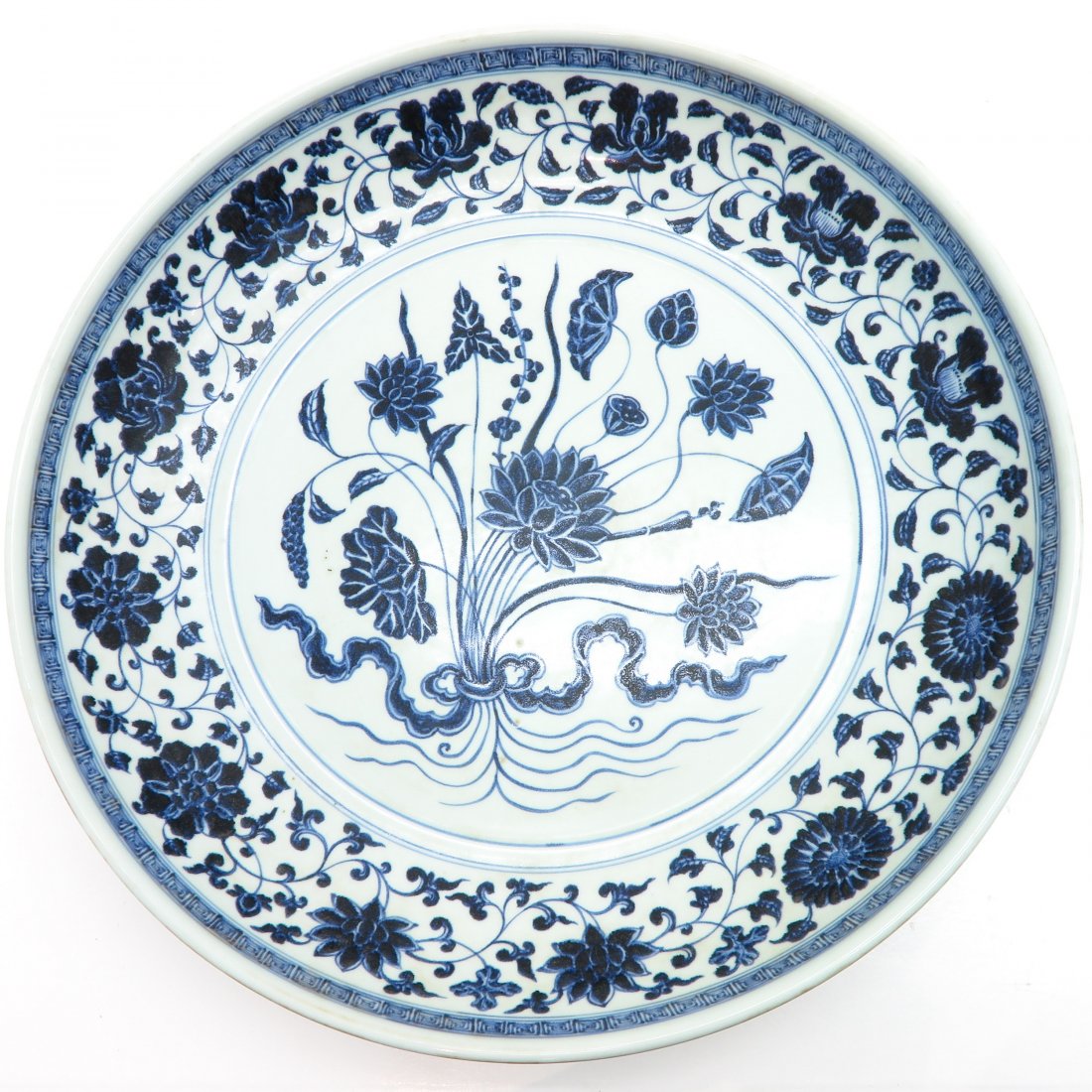 Blue and White Decor Plate (1 of 2)