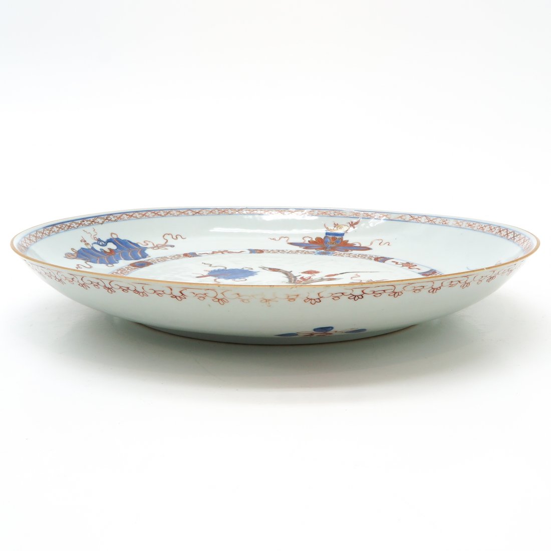 Kangxi Famille Verte and Imari Decor Plate (1 of 3)