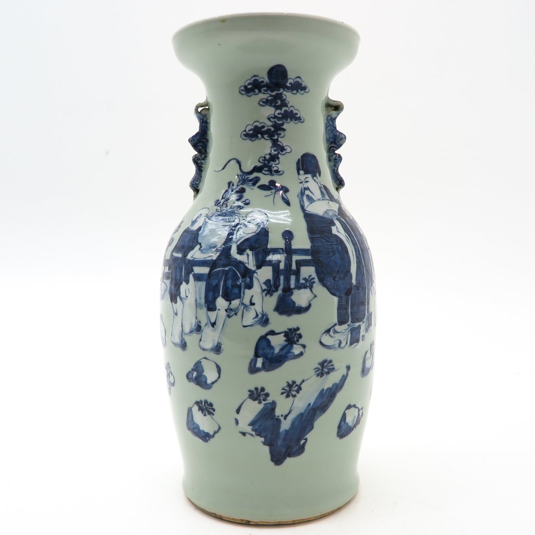 China Porcelain Celadon Vase (1 of 6)