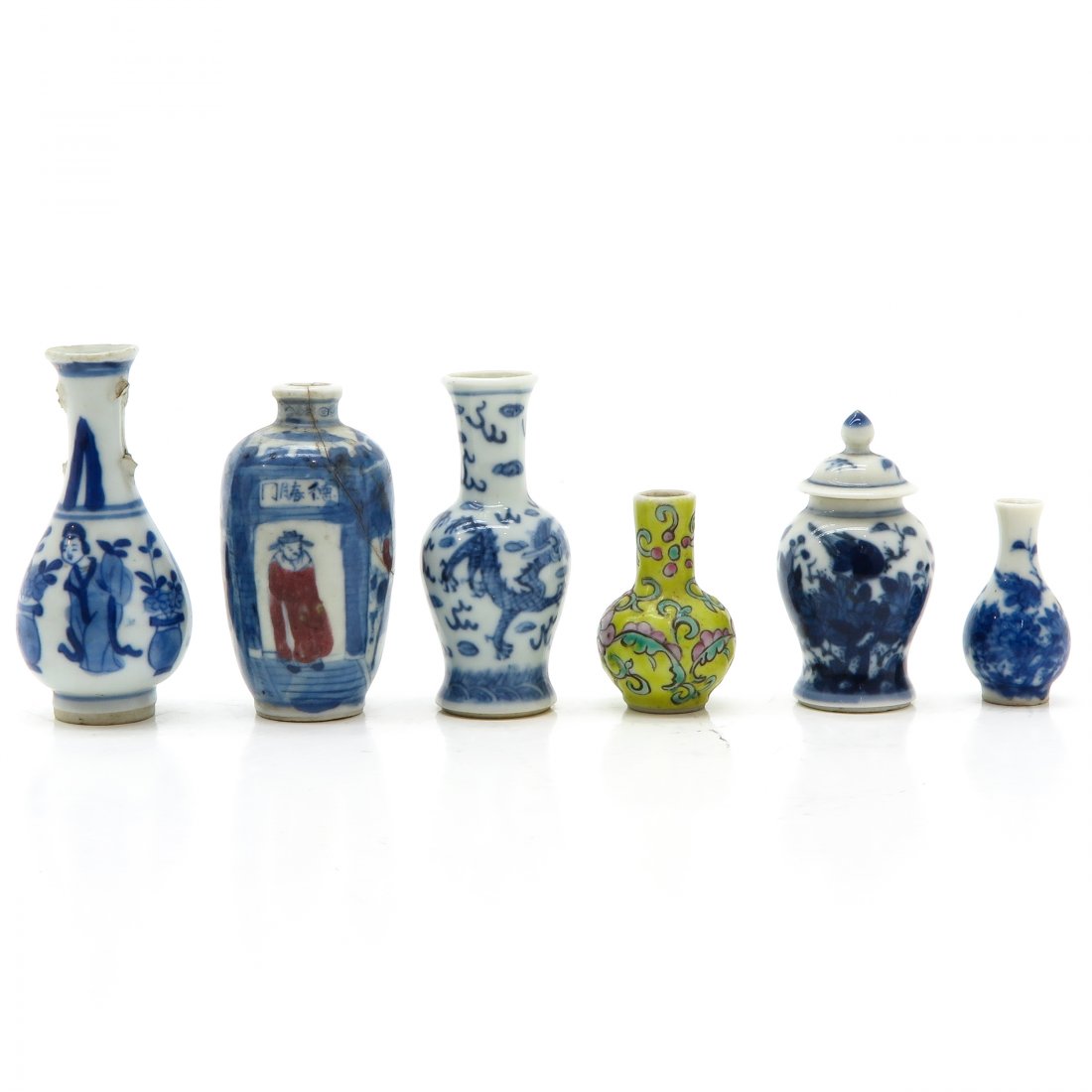 Lot of 6 Miniature Vases (1 of 6)