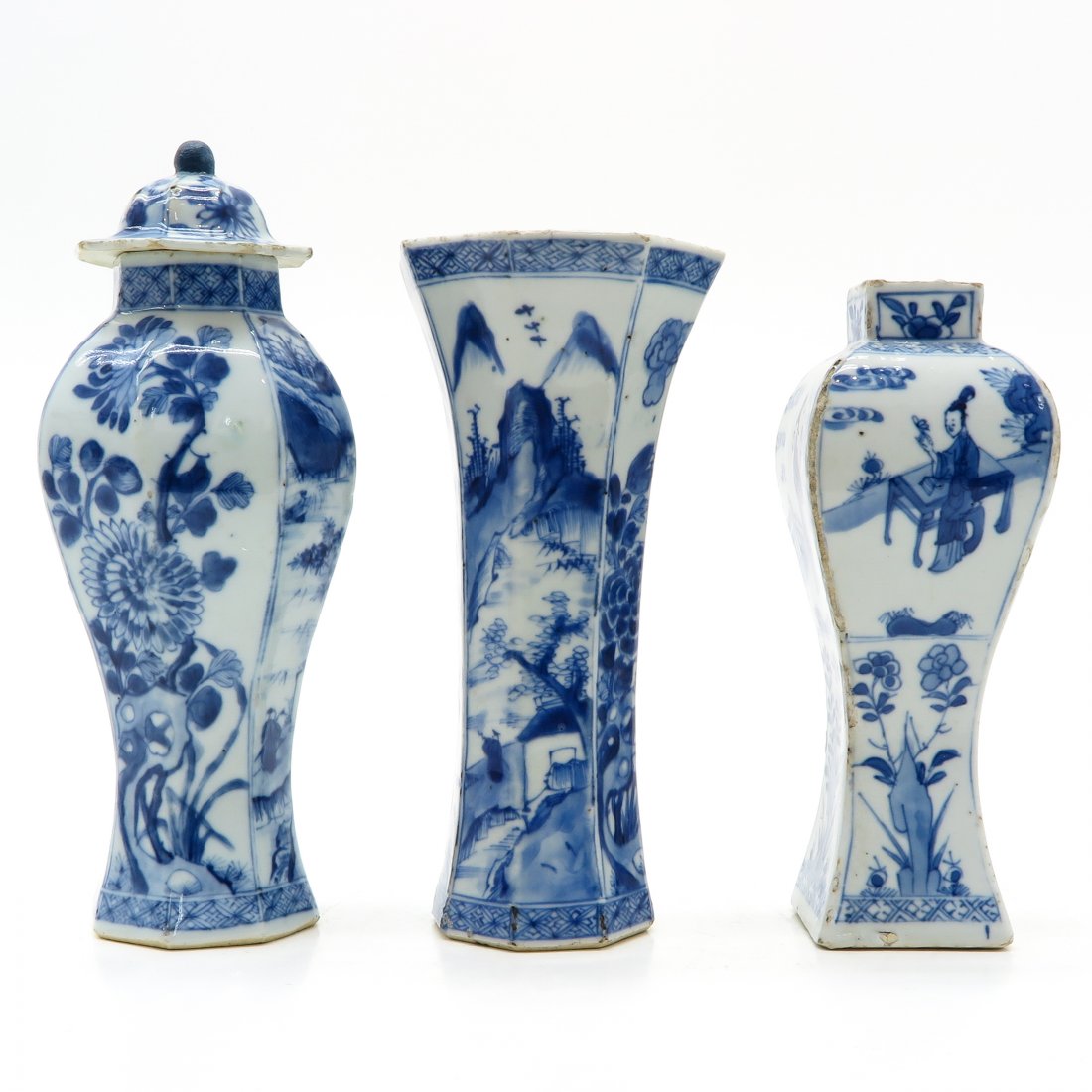 Lot of 3 China Porcelain Vases (1 of 6)