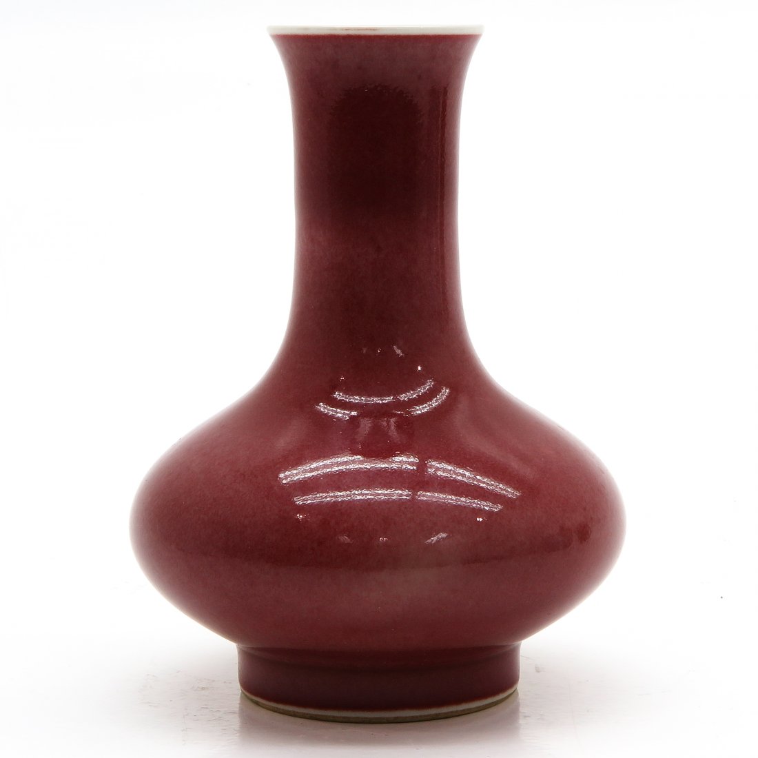 China Porcelain Peach Bloom Decor Vase (1 of 6)