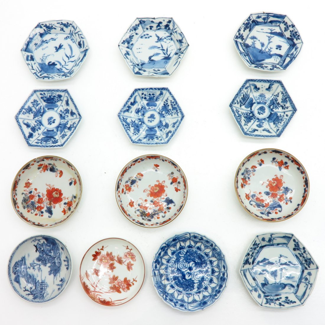 Lot of 13 China Porcelain Small Plates (1 of 2)