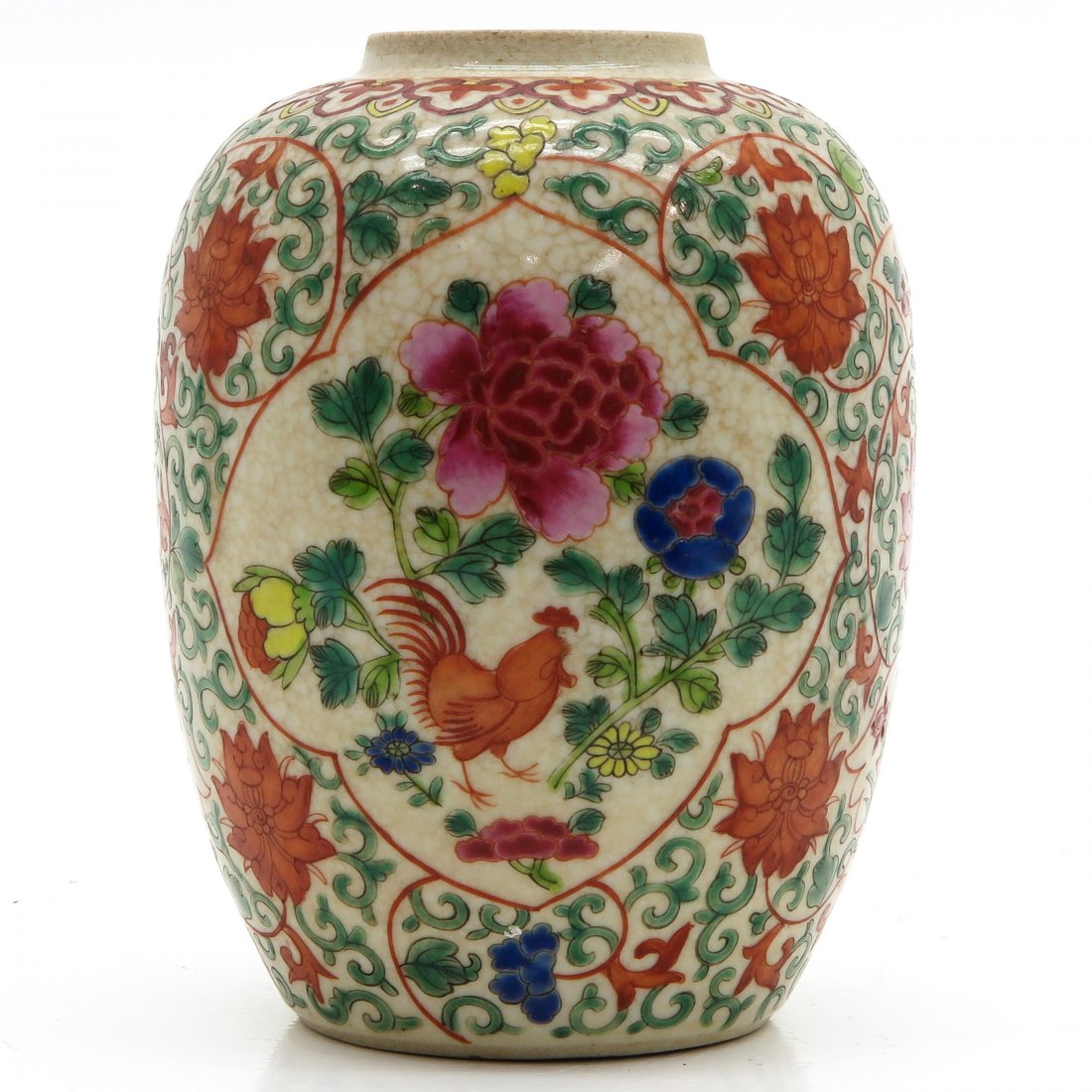 China Porcelain Crackleware Decor Vase (1 of 6)
