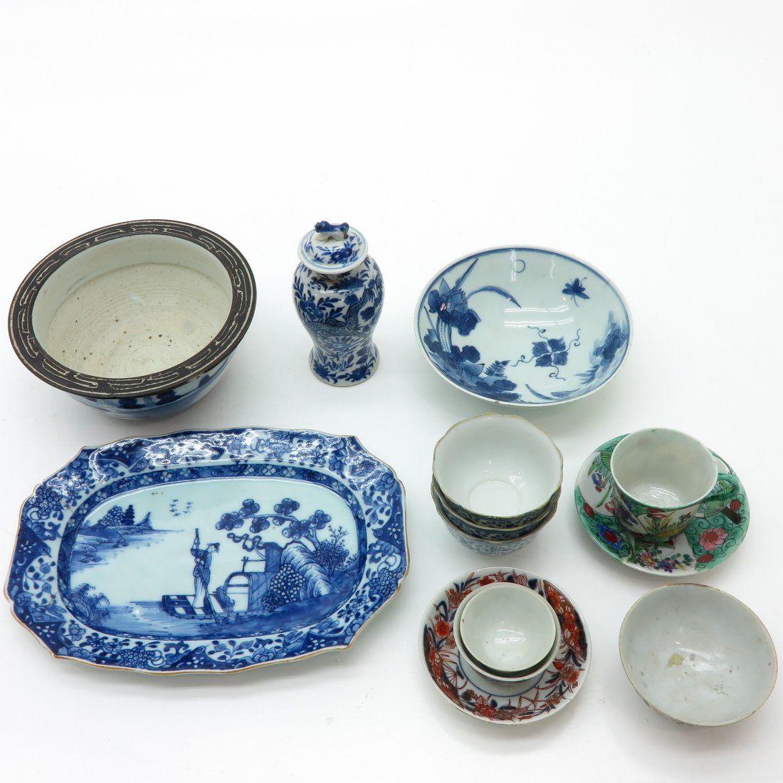 Lot of 13 China Porcelain Items (1 of 5)