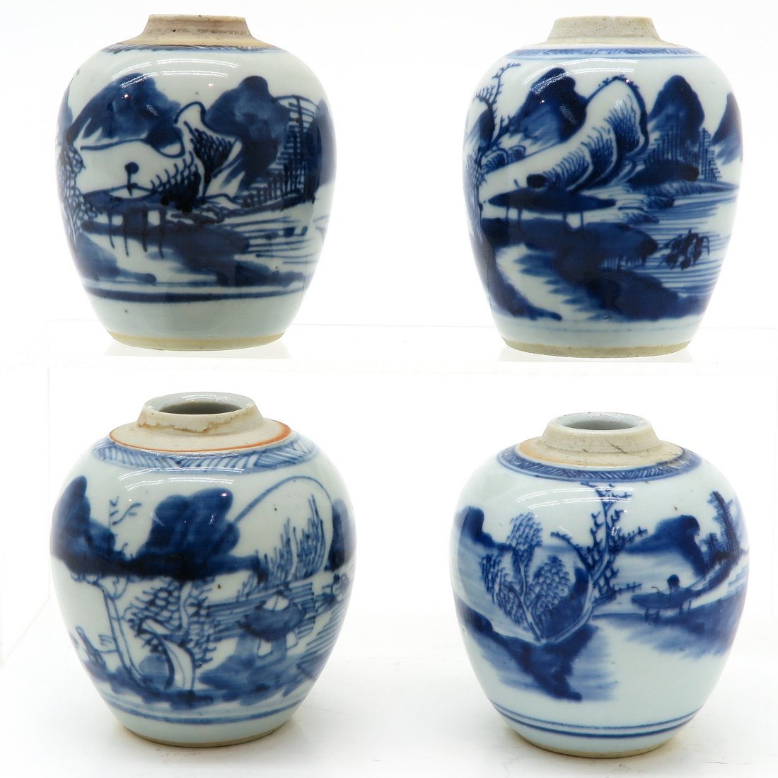Lot of 4 China Porcelain Ginger Jars (1 of 6)
