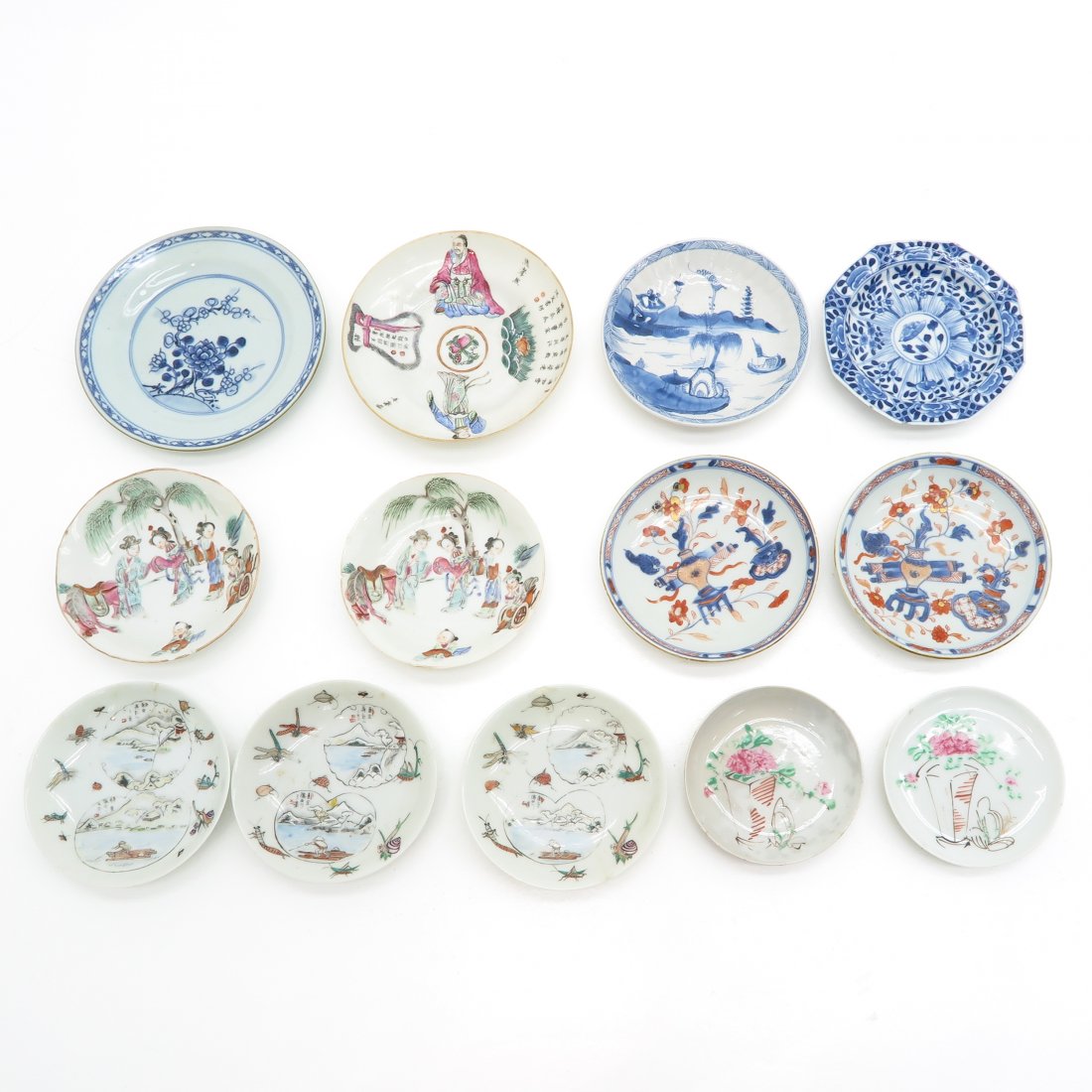 Lot of 13 China Porcelain Plates (1 of 2)
