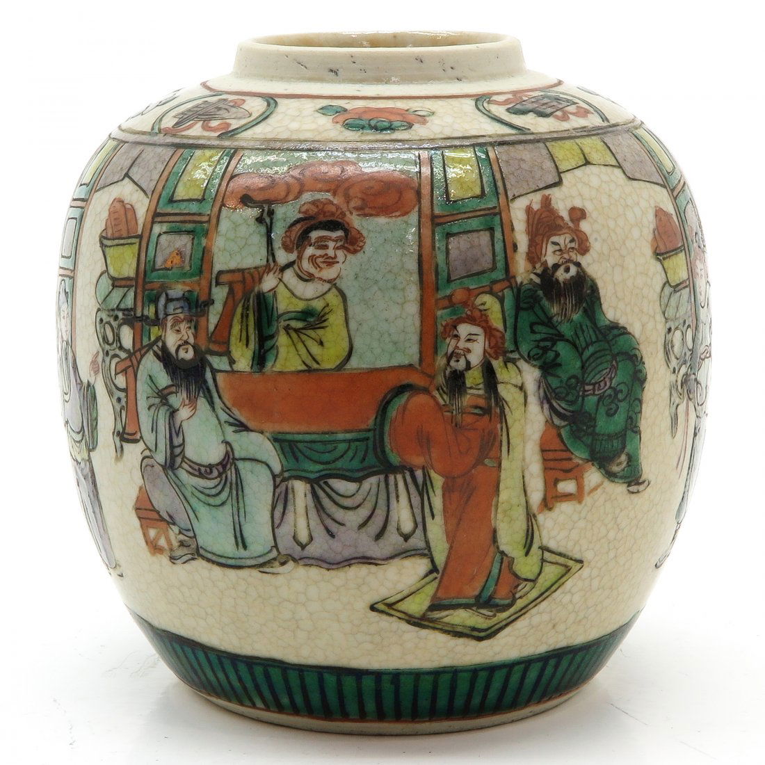 China Porcelain Crackleware Decor Ginger Jar (1 of 6)