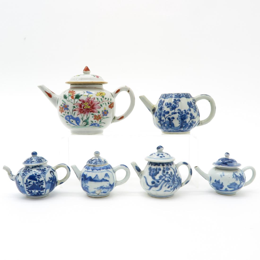 Lot of 6 Teapots (1 of 6)