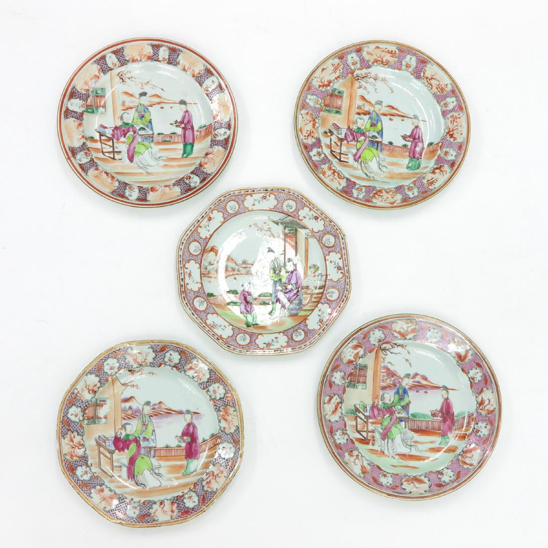 Lot of 5 Plates (1 of 2)
