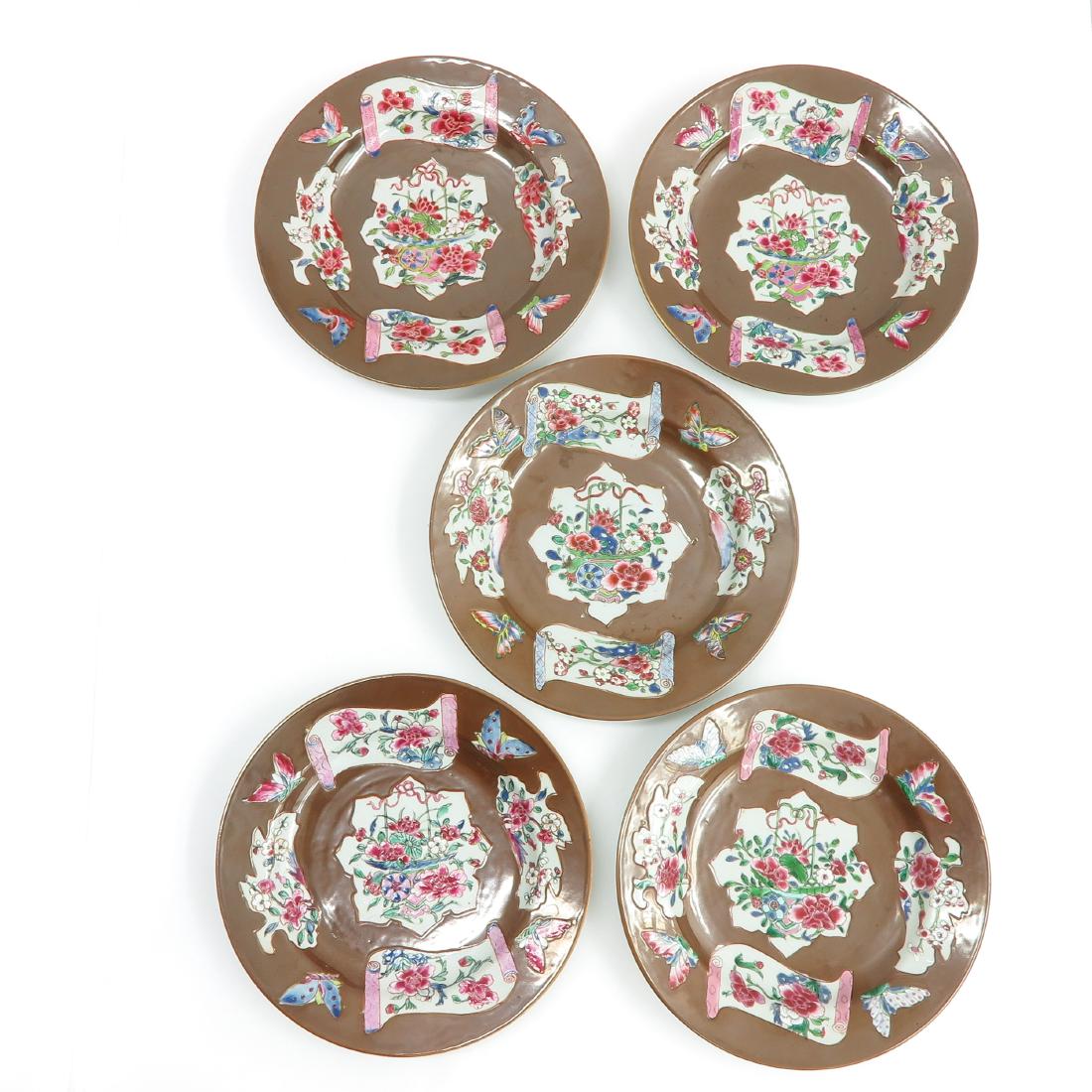 Lot of 5 Plates (1 of 2)