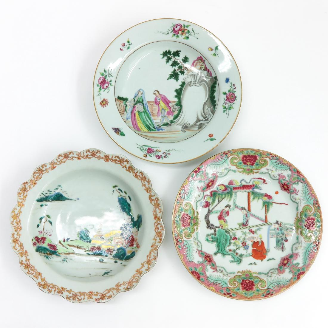 Lot of 3 Plates (1 of 2)