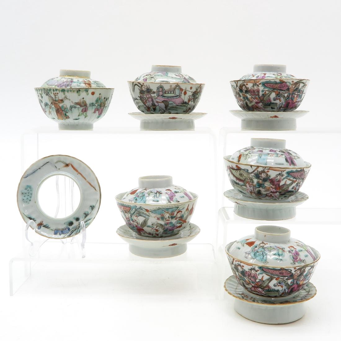 Lot of Lidded Bowls on Stand (1 of 10)