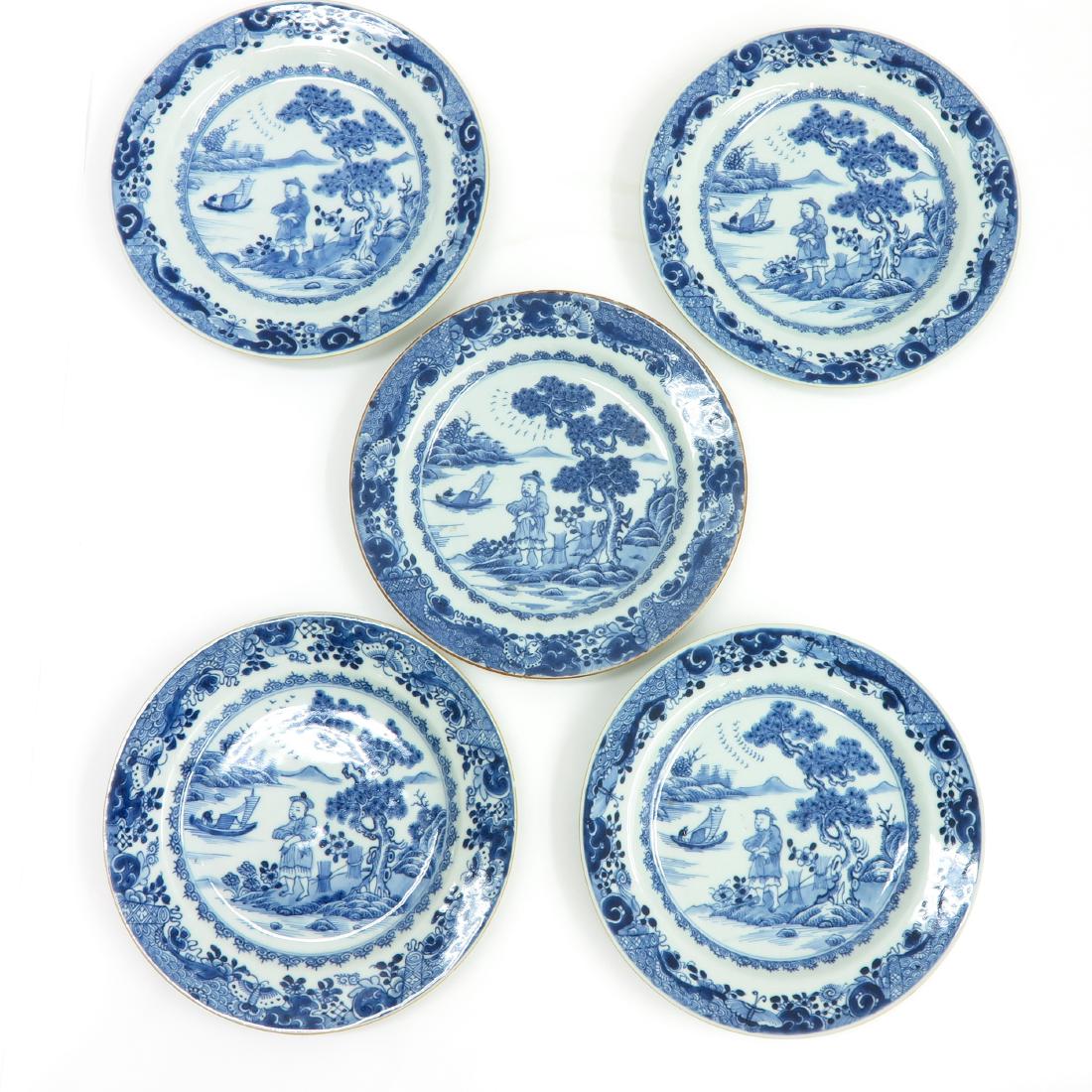 Lot of 5 Plates (1 of 2)