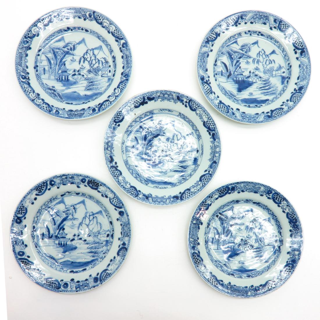 Lot of 5 Plates (1 of 2)