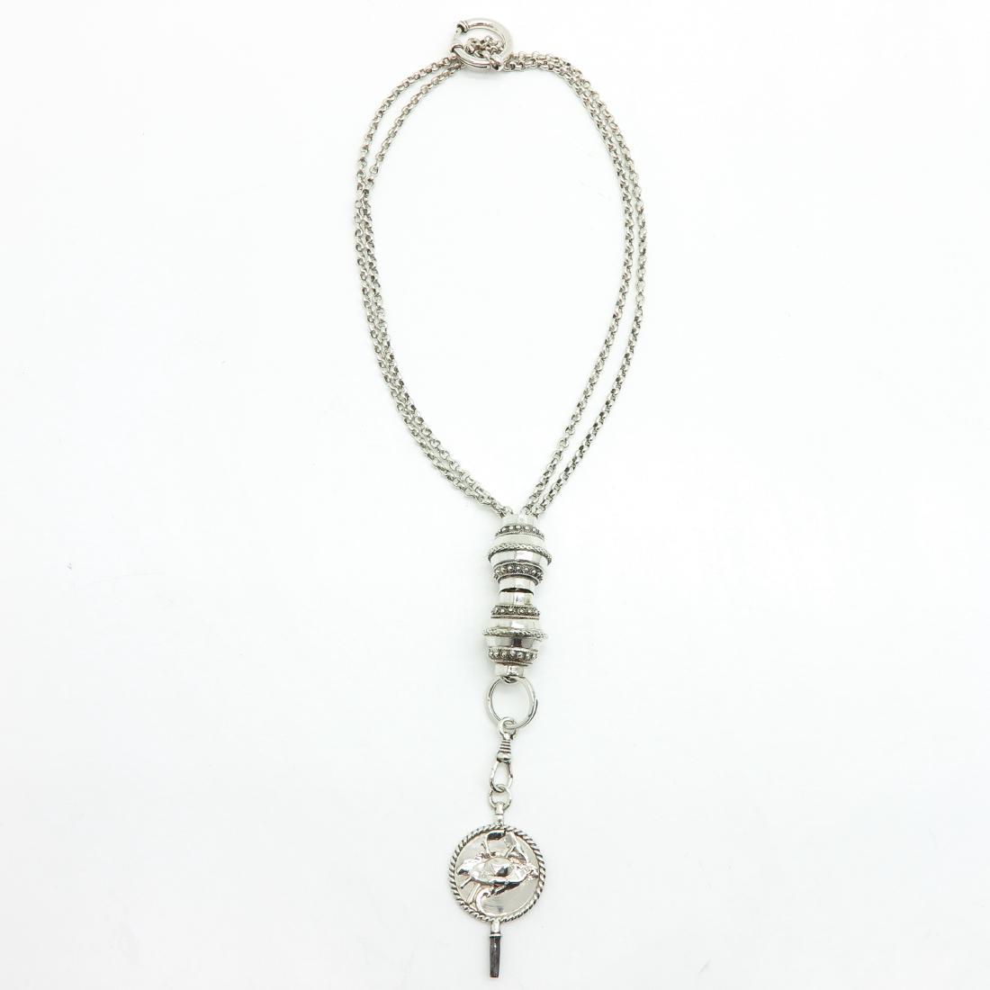 19th Century Silver Watch Chain (1 of 2)