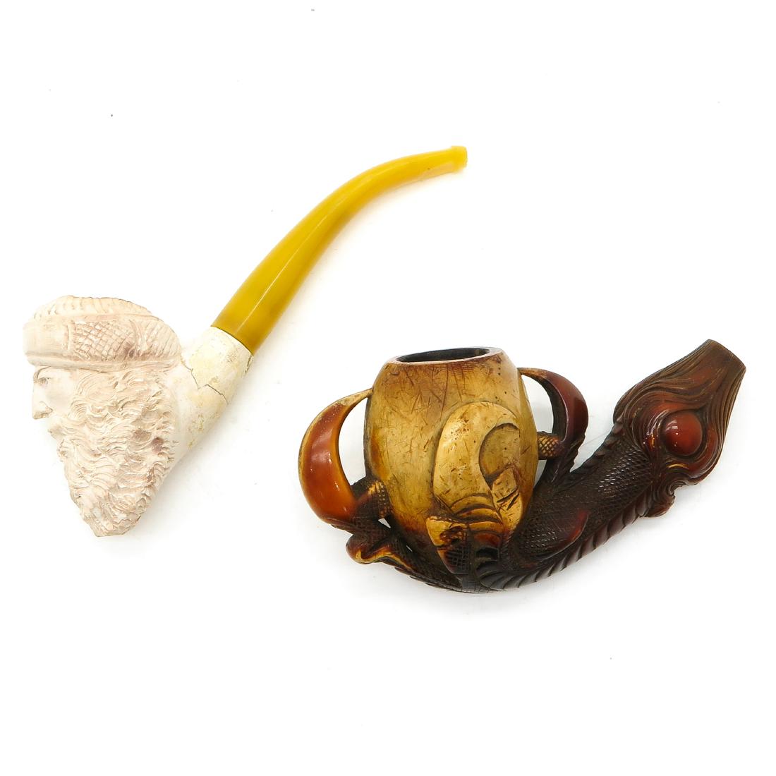 Lot of 2 Smoking Pipes (1 of 2)