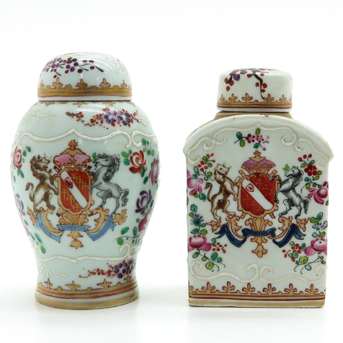 Lot of 2 Tea Boxes (1 of 6)