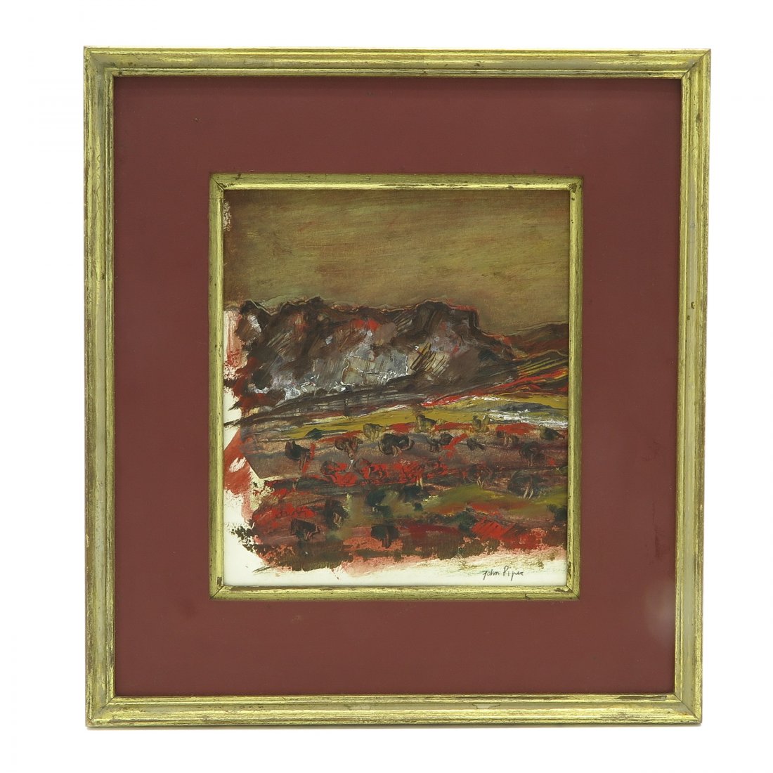 Mixed Media Signed John Piper (1 of 3)