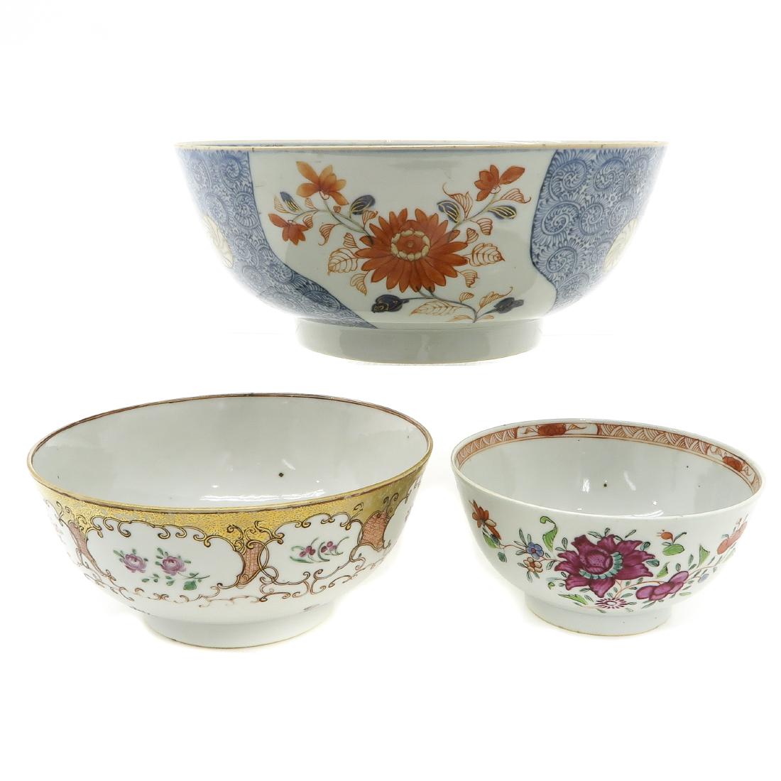 Lot of 3 Bowls (1 of 6)