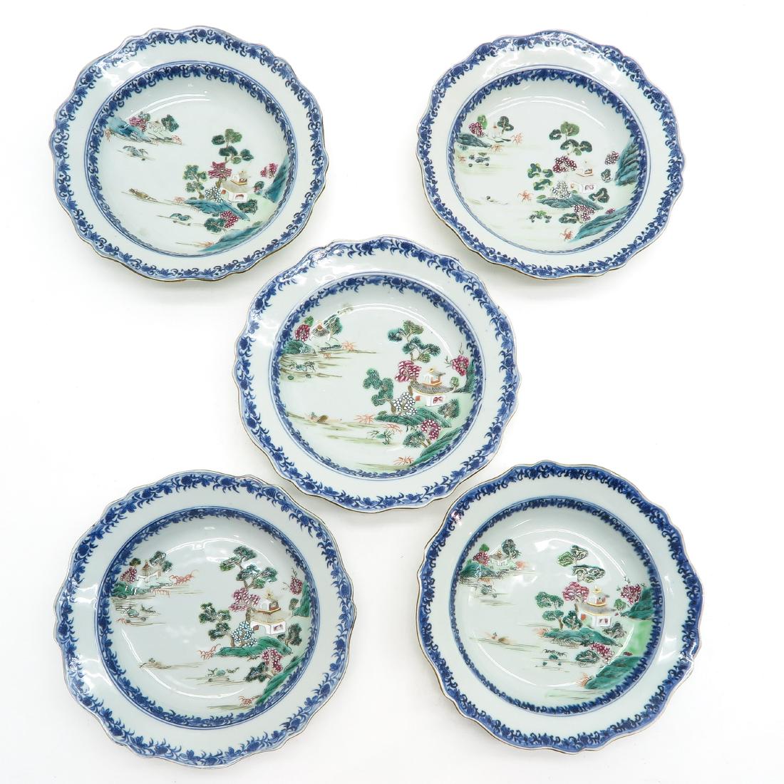 Lot of 5 Plates (1 of 2)