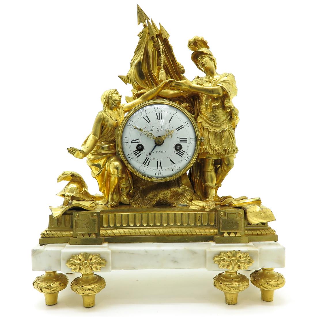 French Pendule Circa 1760 Signed Louis Goret Paris (1 of 6)