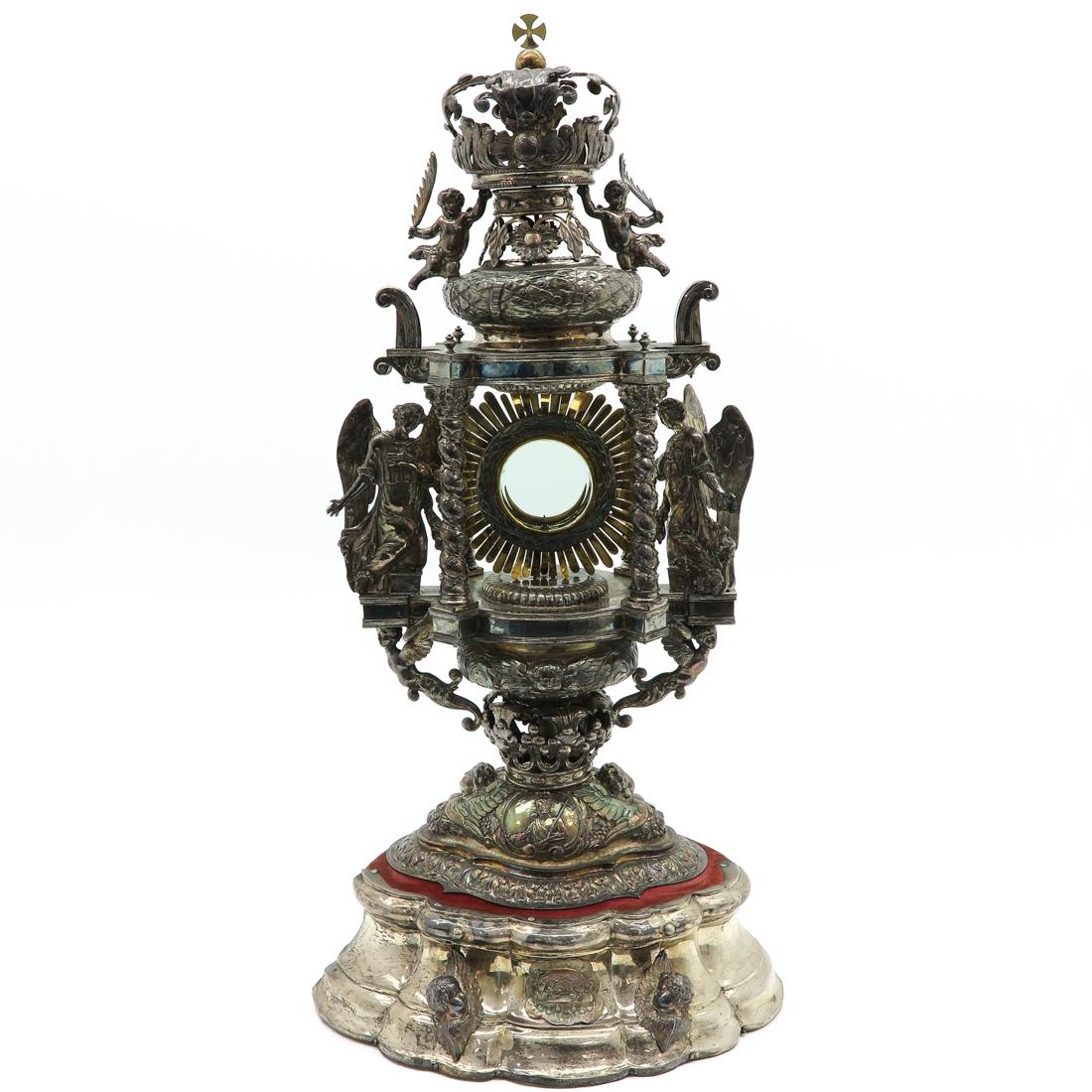 A Fine 18th / 19th Century Silver Monstrance (1 of 6)