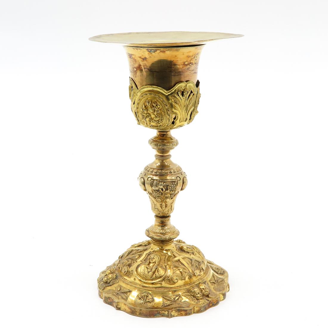 Silver and Gold Plate Chalice with Cover (1 of 7)
