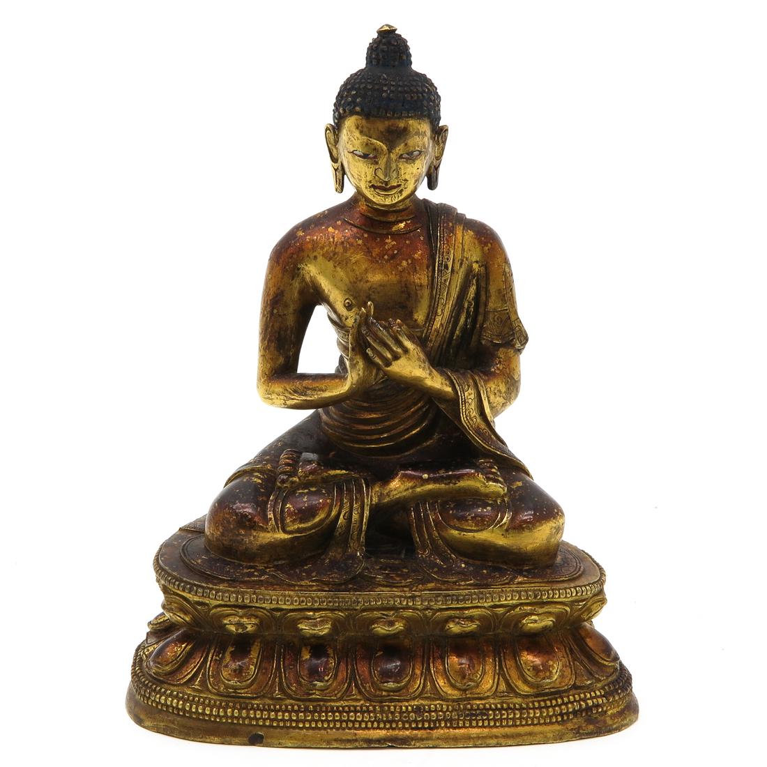 Bronze Buddha Sculpture (1 of 6)
