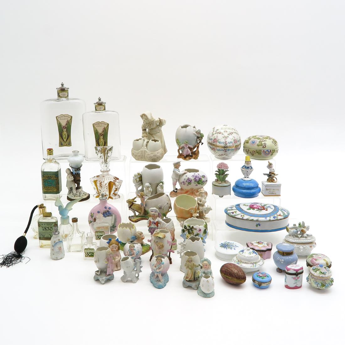 Diverse Lot of Vintage Glassware and Perfume Bottles (1 of 1)