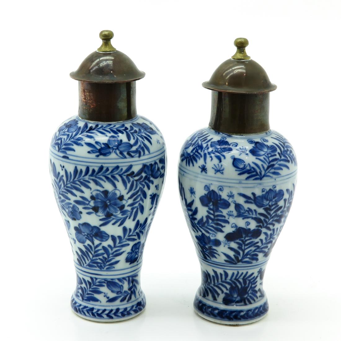 Pair of Blue and White Teaboxes (1 of 6)