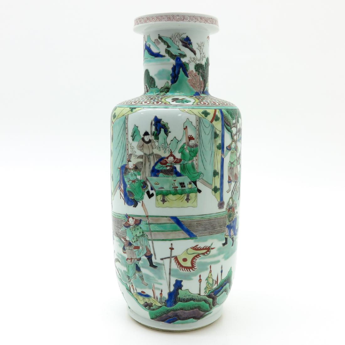 Famille Verte Decor Vase (1 of 6)
