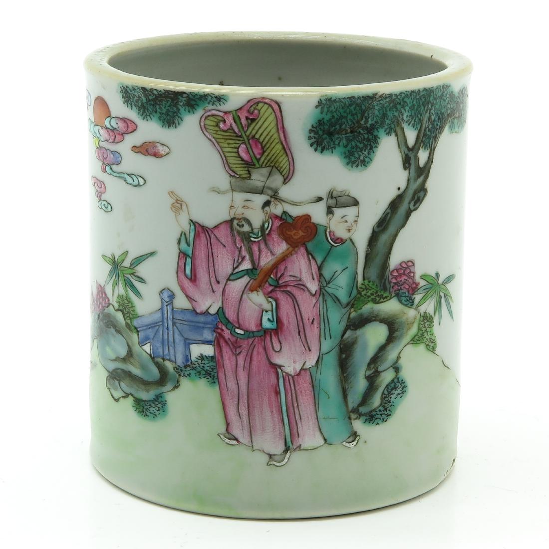 Polychrome Decor Brush Pot (1 of 6)