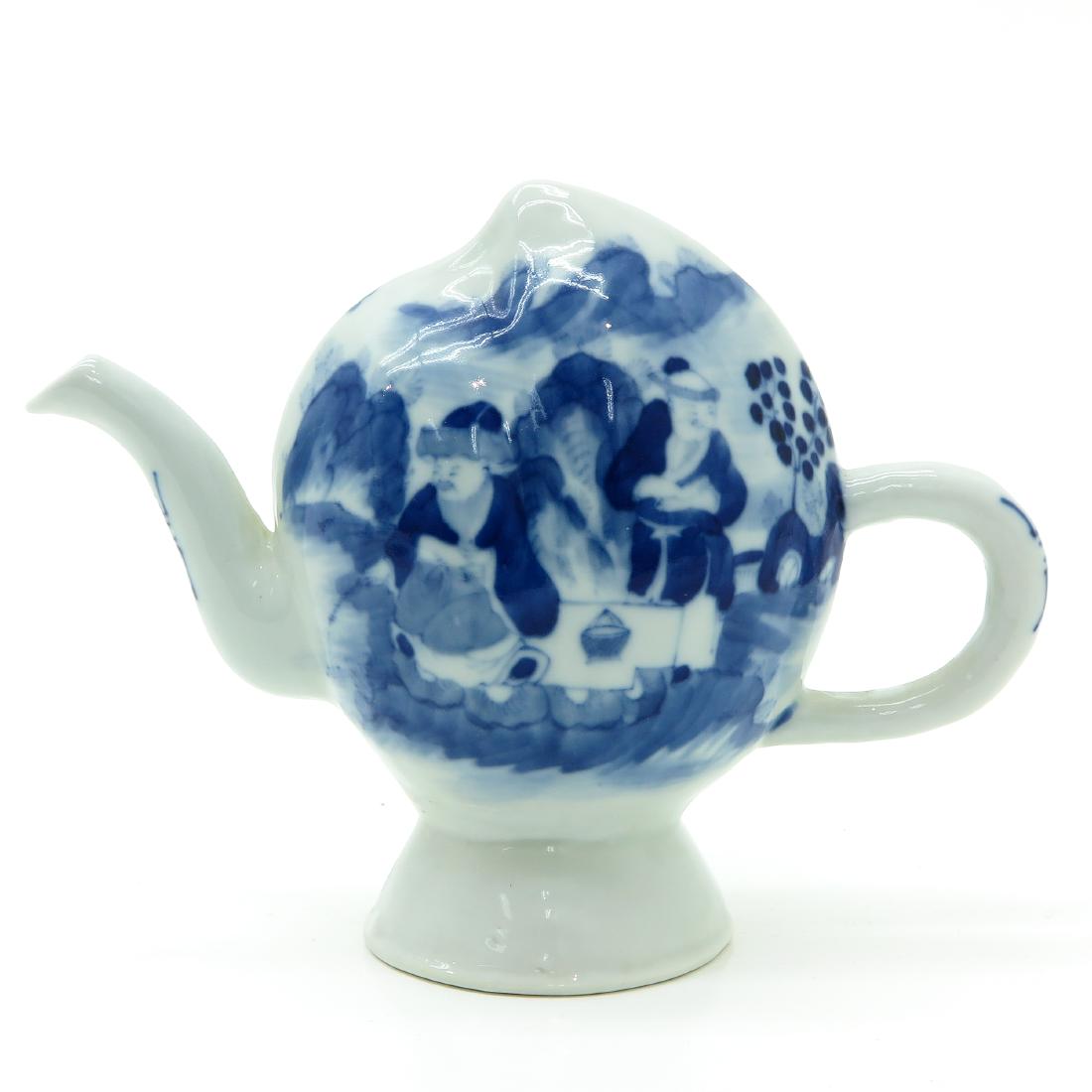 Blue and White Decor Faux Pot (1 of 6)