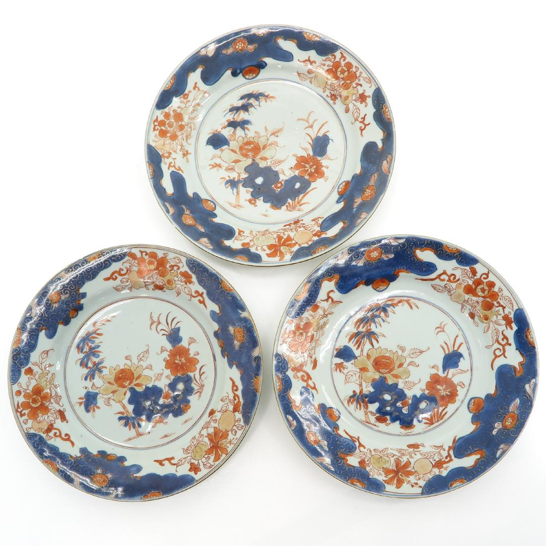 Lot of 3 Imari Decor Plates (1 of 2)