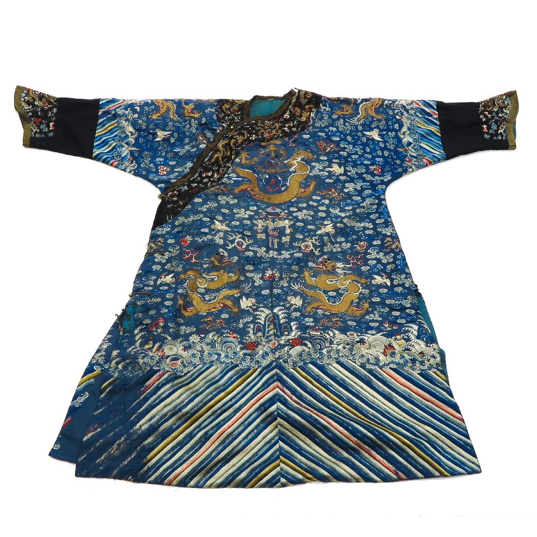19th Century Chinese Silk Robe (1 of 4)