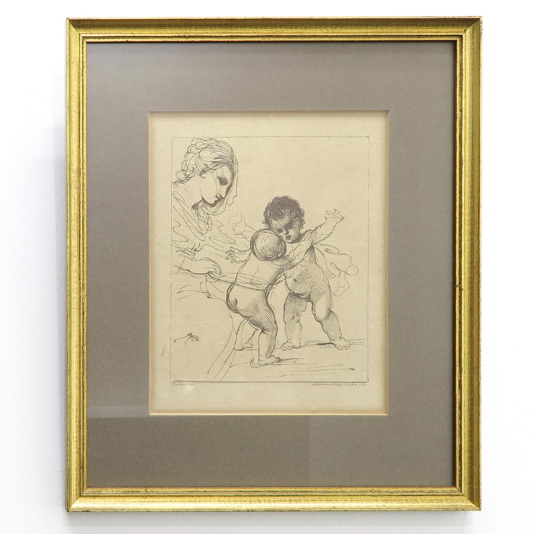 Signed Francesco Bartolozzi Etching (1 of 3)