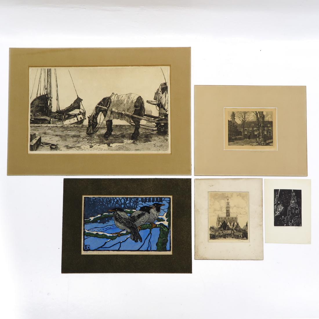 Lot of 5 Works of Art (1 of 6)