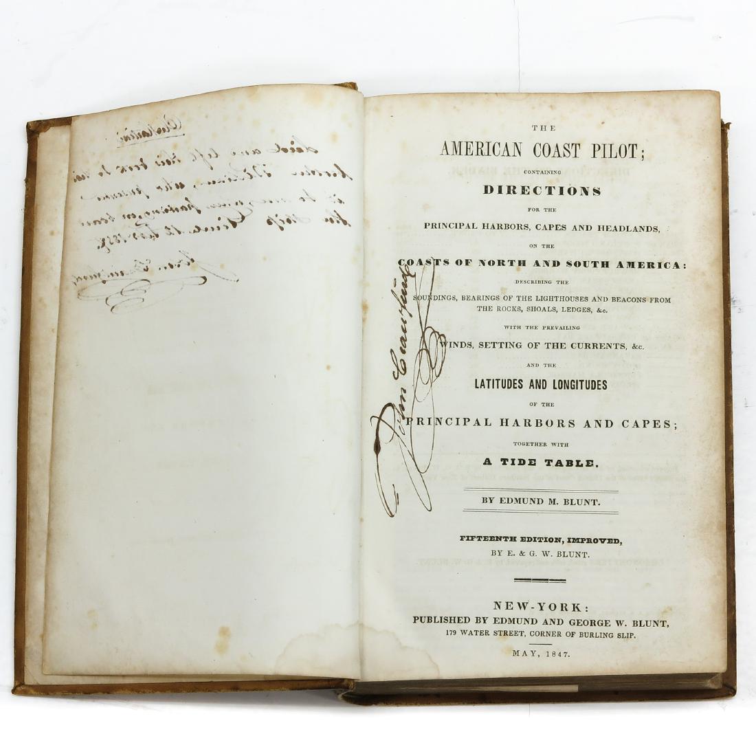 Book Titled The American Coast Pilot 1847 (1 of 8)