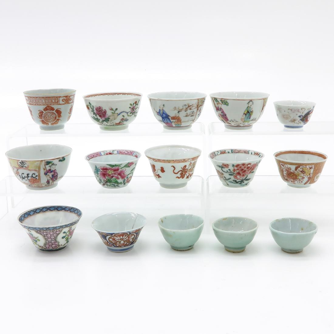 Diverse Lot of Polychrome Decor Cups (1 of 6)