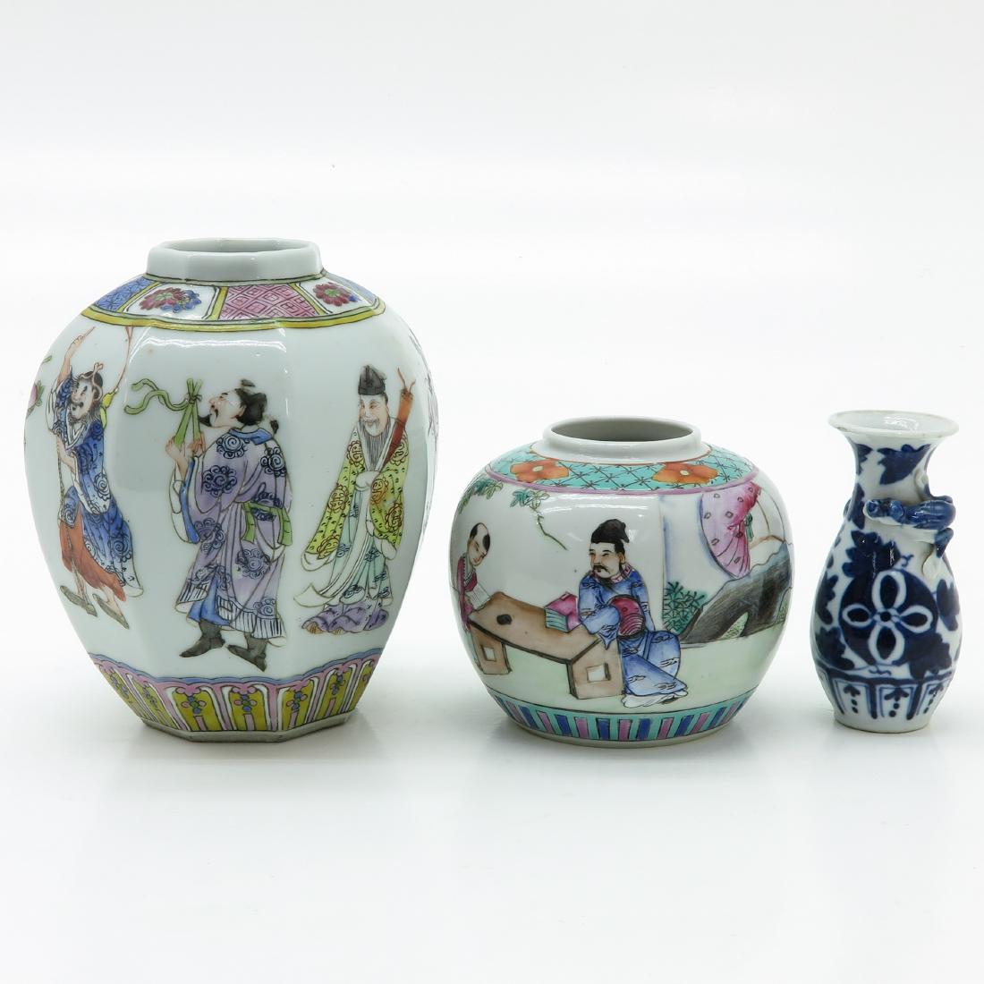 Lot of 3 Vases (1 of 6)