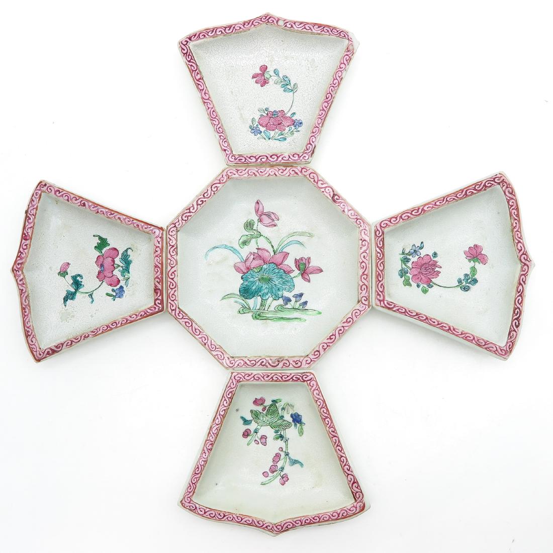 Famille Rose Decor Sweet Meat Tray (1 of 2)