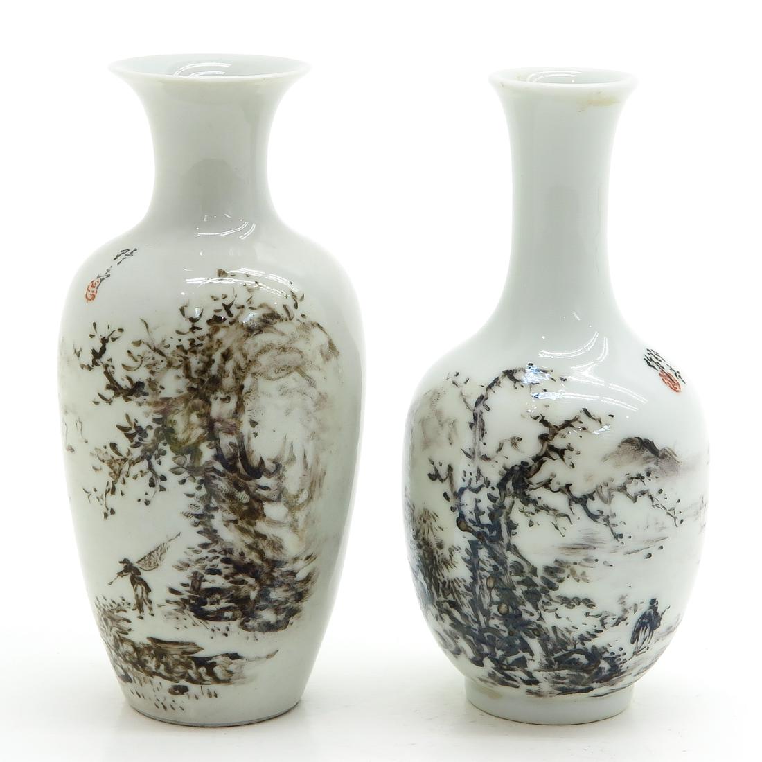 Lot of 2 Small Vases (1 of 6)