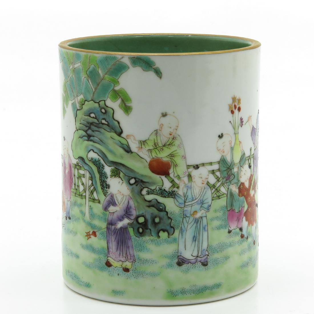 Polychrome Decor Brush Pot (1 of 6)