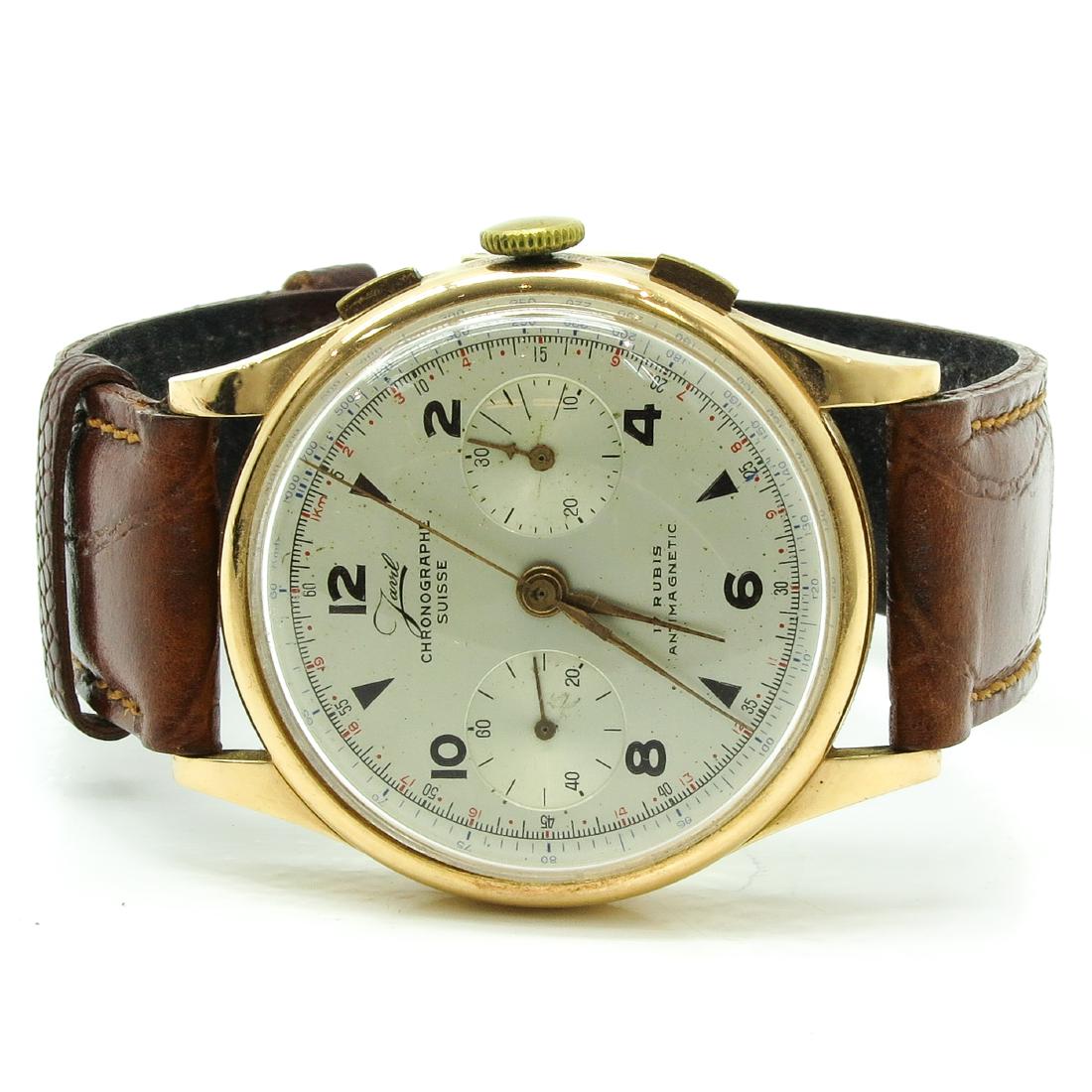 A Mens 18KG Javil Watch Circa 1950 (1 of 2)