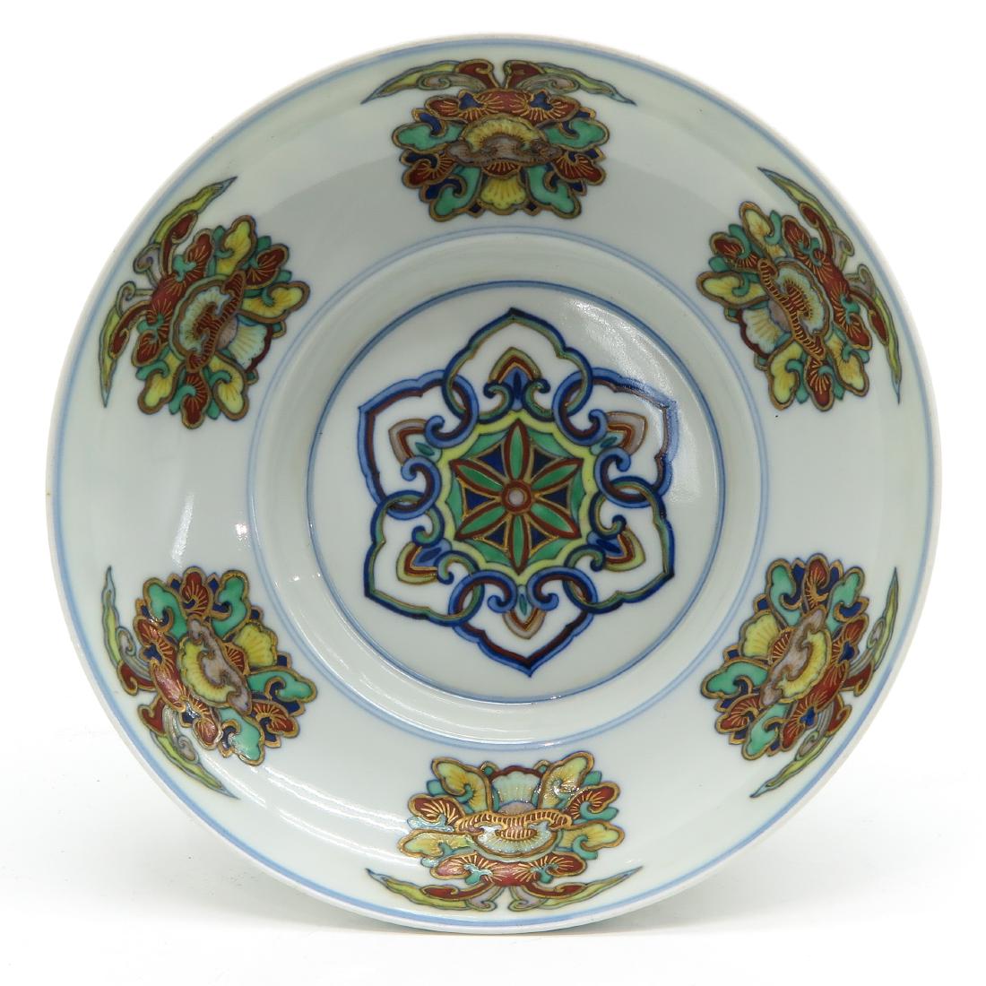 A Polychrome Decor Bowl (1 of 3)