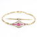 A 14KG Art Deco Ruby and Diamond Bracelet with Brooch